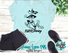 Load image into Gallery viewer, Goofy RunDisney Running Shirt SVG RunDisney Shirt Exercise SVG DXF Silhouette Iron On Digital Design Cricut Cut Files Goofy Running Png

