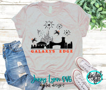 Load image into Gallery viewer, Star Wars SVG Galaxy’s Edge SVG Iron On Cricut Printable Castle Fireworks Digital Cut File Silhouette Star Wars Galaxy’s Edge SVG Shirt
