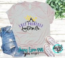 Load image into Gallery viewer, The Lost Princess Lantern Co. SVG Tangled Digital File Cut File Silhouette Cricut Sublimation PNG for svg Rapunzel Lanterns
