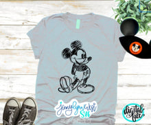 Load image into Gallery viewer, Mickey Mouse Gang Polaroid SVG DisneyWorld PNG Dxf Classic Mickey Sketched DisneySVG Sublimation Cricut Cut File Minnie Goofy Sketched
