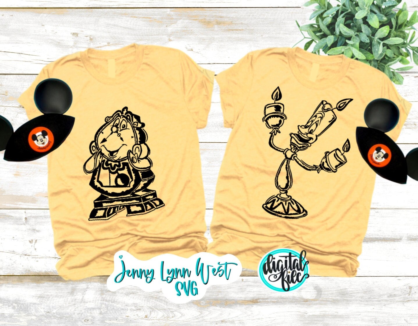 Lumiere SVG Cogsworth SVG Beauty and Beast Sketch DisneySVG Cut File Shirts Silhouette Cricut Heat Transfer Sublimation PNG svg dxf