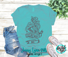 Load image into Gallery viewer, Coco SVG Remember Me SVG Coco Day of the Dead SVG Silhouette Cricut Cut file Dxf Sublimation Png Coco Shirt svg

