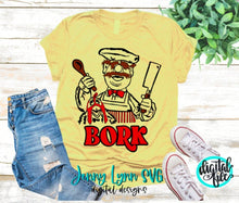 Load image into Gallery viewer, Swedish Chef SVG Muppets Design Cut File Iron On Shirt Bork Sublimation PNG Iron On PNG Up Svg Swedish Chef Sketch Cut File svg dxf png
