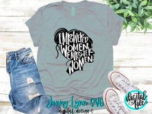 Load image into Gallery viewer, Empowered Women Empower Women SVG Inspirational Positive Uplifting Quote Svg Worthy Designs dxf Cut Files Cricut Silhouette Iron On SVG
