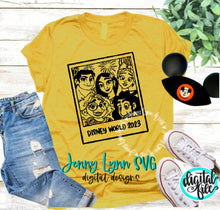 Load image into Gallery viewer, Encanto SVG Disneyworld Selfie Polaroid Photo Madrigal Family SVG Encanto Shirt Digital Files svg Silhouette PNG dxf Bruno Isabela Luisa
