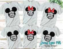 Load image into Gallery viewer, Family Disneyworld Shirts SVG  Mickey Mouse Happiest Place on Earth SVG Iron On Disneyland Digital Cut File Grandma Grandpa Mickey Mouse
