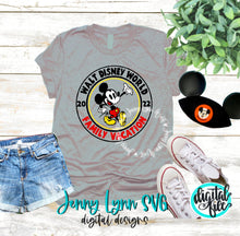 Load image into Gallery viewer, Mickey Mouse Bundle Family Vacation Walt Disneyworld SVG Minnie Mouse SVG Sketched DisneySVG DisneyWorld dxf png Sublimation Cut File Design
