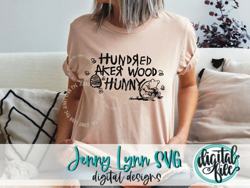 Winnie the Pooh SVG Hundred Akre Woods Hunny Disneyland Disneyworld shirt Download Pooh SVG Shirts Digital File Cricut Cut file Pooh DXF