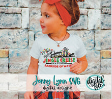Load image into Gallery viewer, Disney svg, Disneyland jingle cruise svg, jungle cruise svg, jingle cruise shirt, Disney world Christmas shirt, Disney world jingle cruise png sublimation

