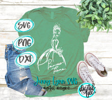 Load image into Gallery viewer, Disney svg, Tiana SVG, Disney Princess SVG, Disney Tiana sublimation, Disney Tiana svg, Disney World svg shirt, Disney svg, Disney cut files, Disney Tiana svg sketched, Disney svg, Disney cricut files svg, princess Tiana signature svg, Tiana dxf,
