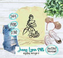 Load image into Gallery viewer, Disney svg, Disney Belle princess svg, Disney Belle svg, Disney sublimation, Disney beauty and the beast svg, Disney svg, Disney sublimation, Disney cut files, Disney belle, Disney belle sketched, disney cricut files svg, beauty and the beast svg
