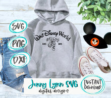 Load image into Gallery viewer, Mickey Mouse Disneyworld Cut file Mickey shirt svg Walt Disneyworld Cricut Cut File Sketch Line Art  Mouse Disneysvg DXF Png
