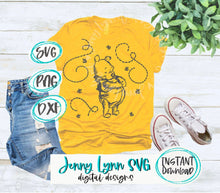 Load image into Gallery viewer, Disney svg, Disney Pooh svg, Disney Winnie the Pooh svg, Pooh svg shirt Disney cricut svg, Disney cut files, Disney cricut Pooh png, Disney sketched, Disney svg, Disney cricut files svg cricut, Pooh Bear, Winnie the Pooh rumbly tummy
