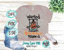 Load image into Gallery viewer, Toy Story SVG Mr. Potato Head WANTED poster Cut File SVG Digital Download Disneyland Disneyworld shirt file Sublimation Cricut Png Svg
