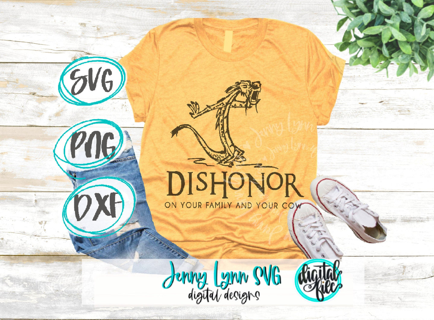 mushu dishonor shirt