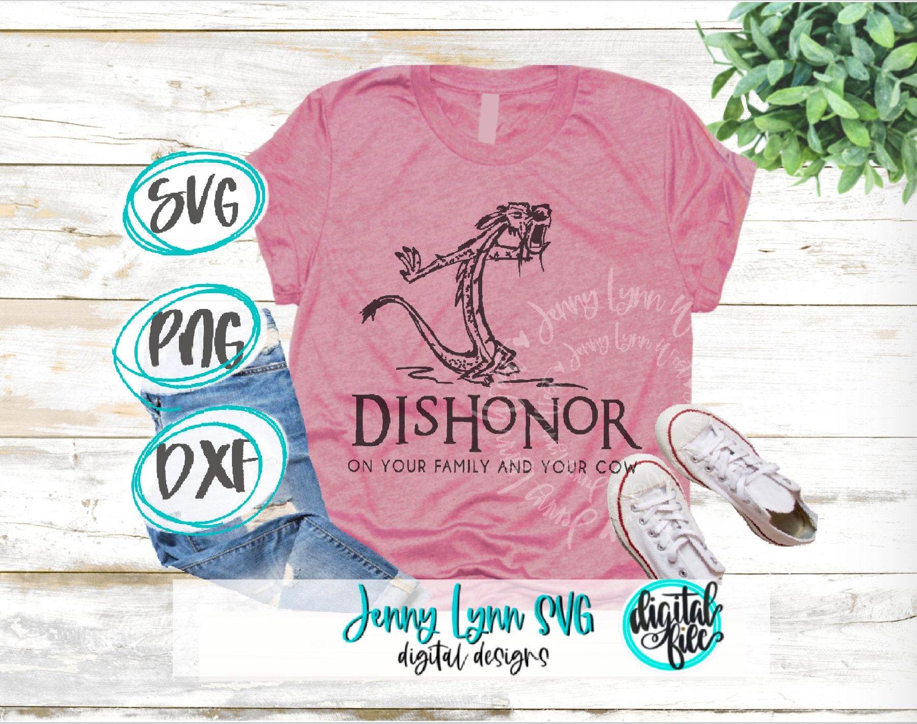 mushu dishonor shirt