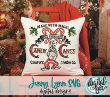 Load image into Gallery viewer, Goofy’s Candy Co Christmas Canes  SVG DXF PNG
